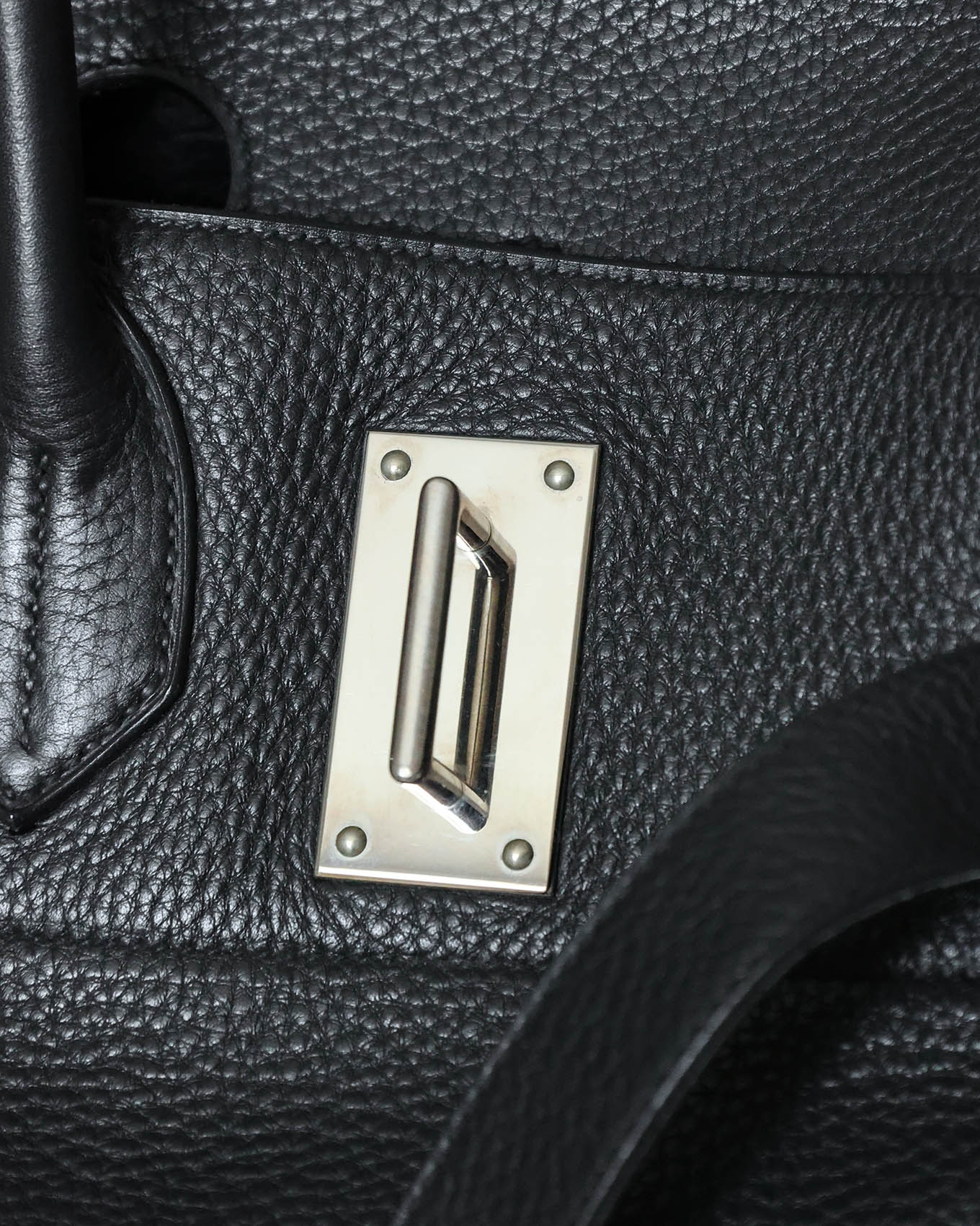 Hermès HAC Haut à Courroies 50 Black Noir Togo 2008