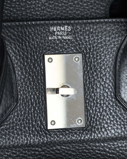 Hermès HAC Haut à Courroies 50 Black Noir Togo 2008