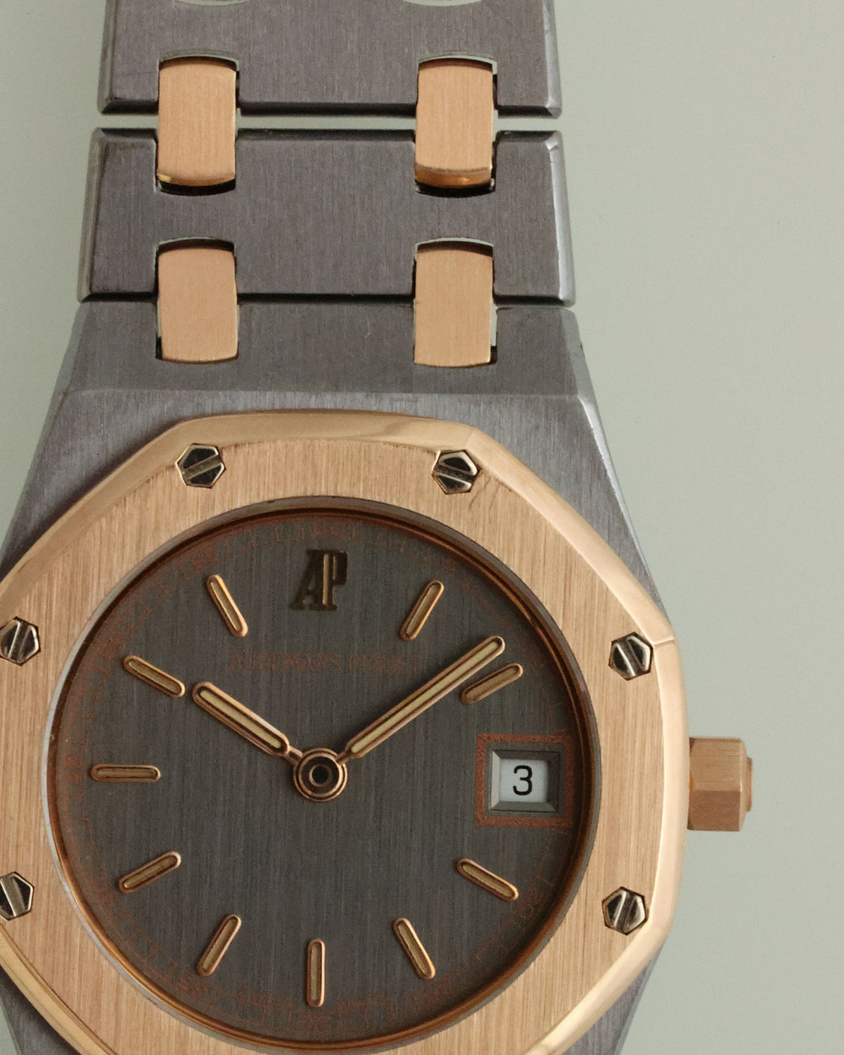 Audemars Piguet Royal Oak 59102TR Tantalum & Rose Gold 25mm Quartz circa 1989