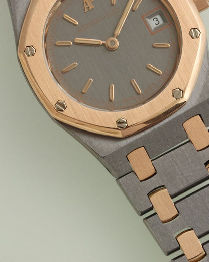 Audemars Piguet Royal Oak 59102TR Tantalum & Rose Gold 25mm Quartz circa 1989