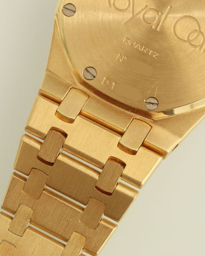 Audemars Piguet Royal Oak 56175BA Yellow Gold 33mm Quartz 1992