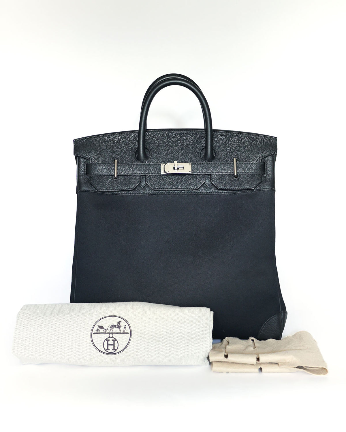 Hermès HAC 40 palladium Full set