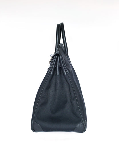 Hermès HAC Haut à Courroies 40 Black Toile 2023