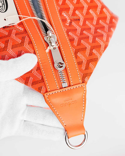 Goyard Orange Goyardine Boeing 55 Duffle Bag