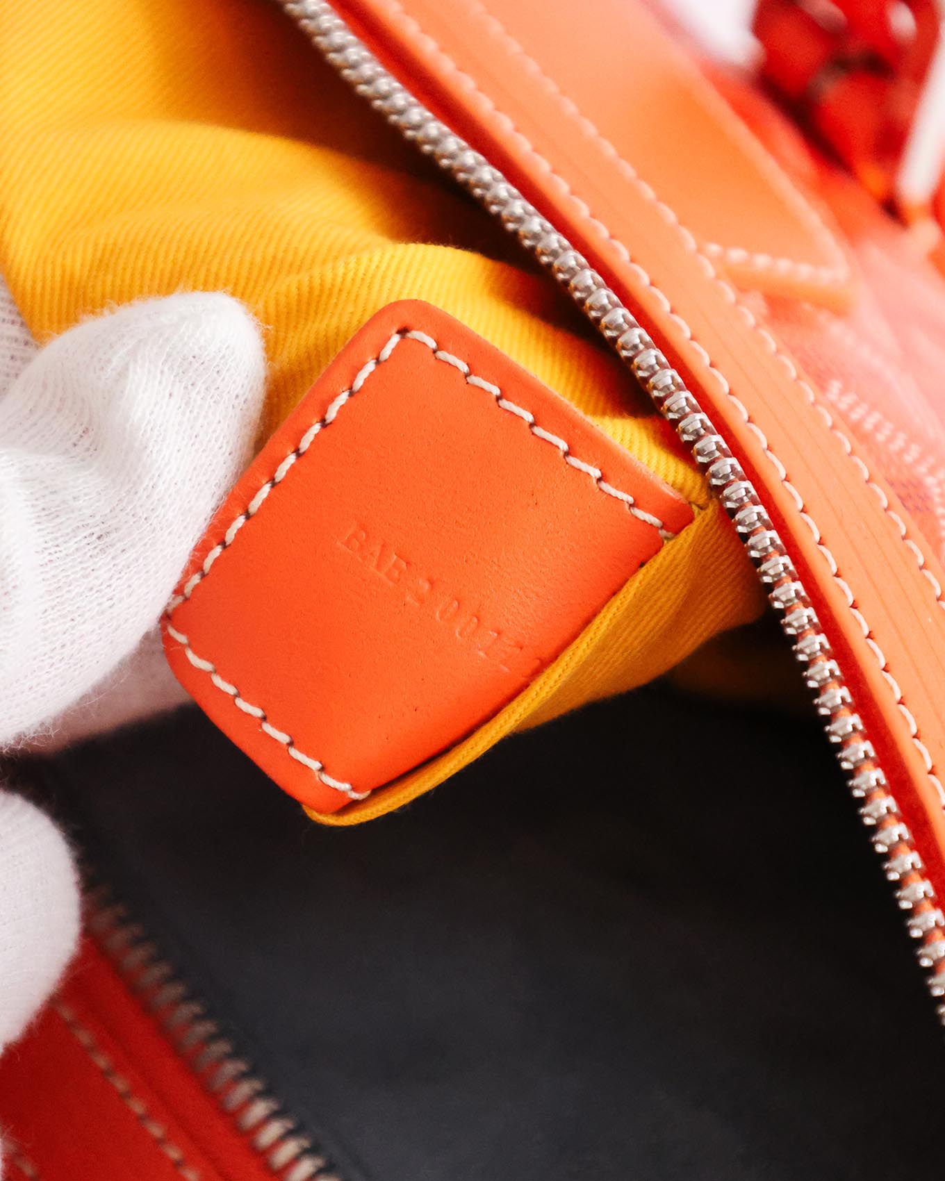 Goyard Orange Goyardine Boeing 55 Duffle Bag