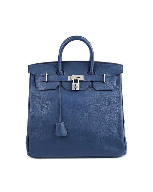 Hermès HAC Haut à Courroies 40 Blue De Prusse Togo 2010