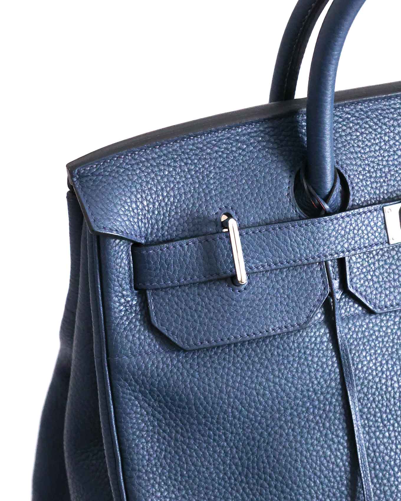Hermès HAC Haut à Courroies 40 Blue De Prusse Togo 2010