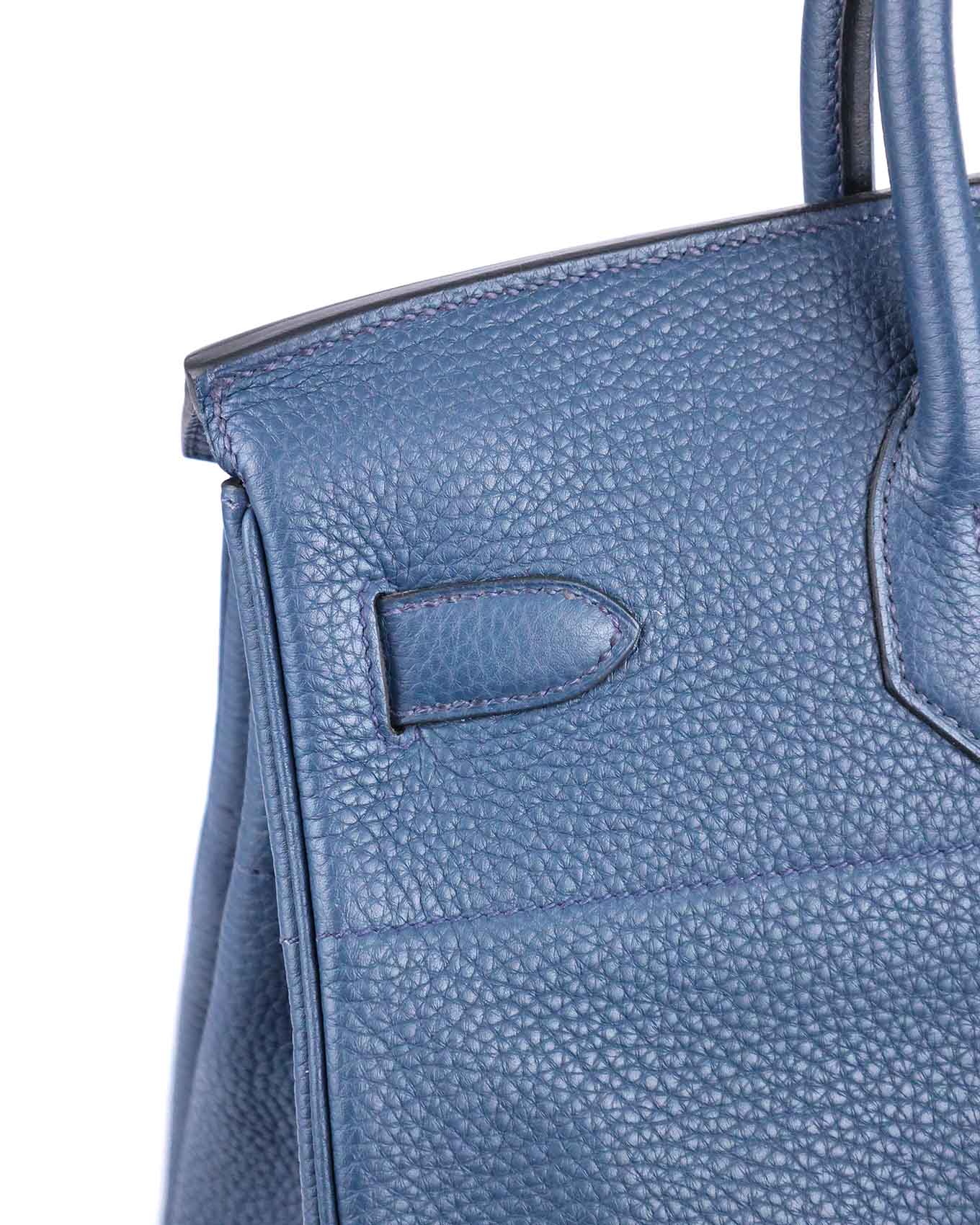 Hermès HAC Haut à Courroies 40 Blue De Prusse Togo 2010