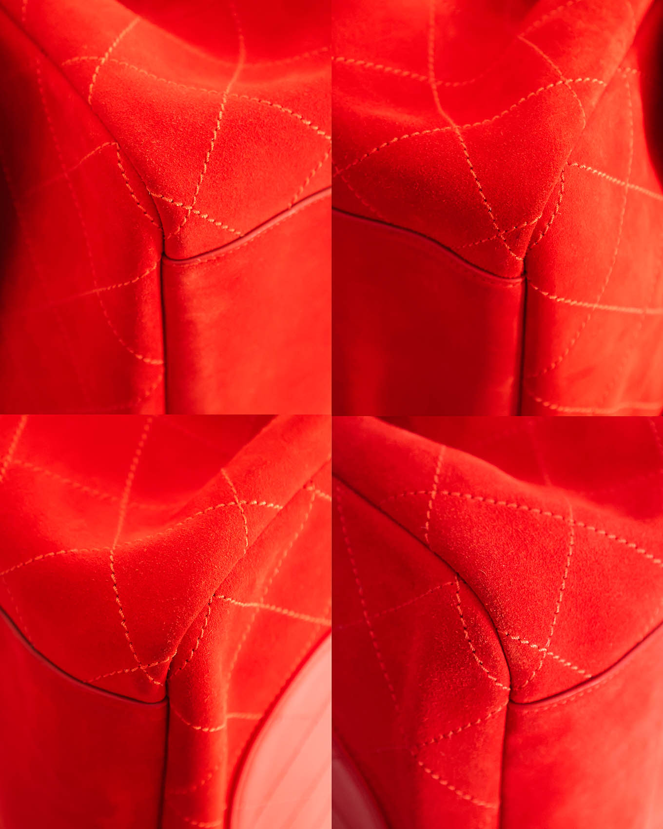 Chanel x Pharrell Williams Red Suede XXL Classic Flap Bag