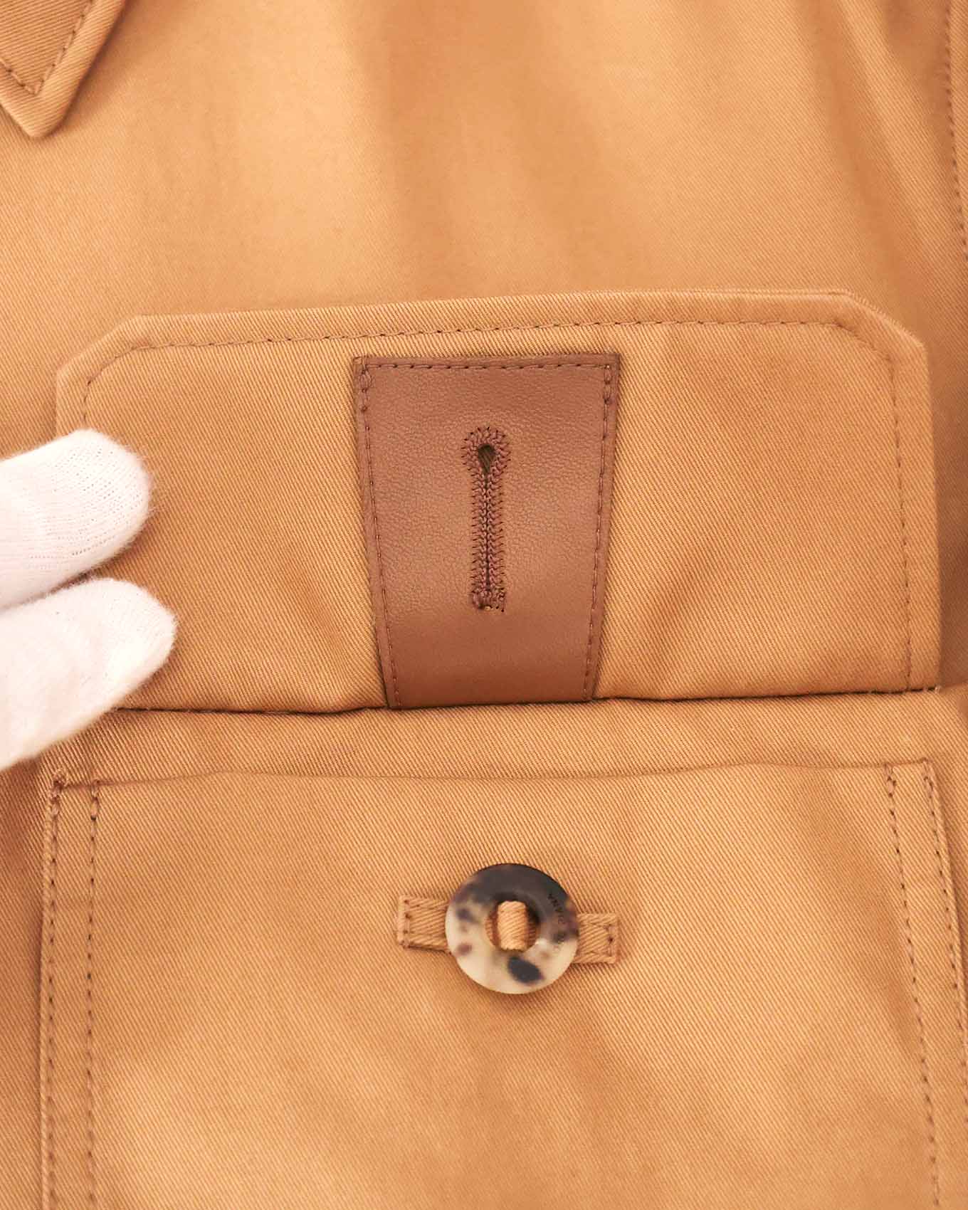 Loro Piana Sanda Mustard Yellow Cotton Jacket