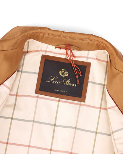 Loro Piana Sanda Mustard Yellow Cotton Jacket