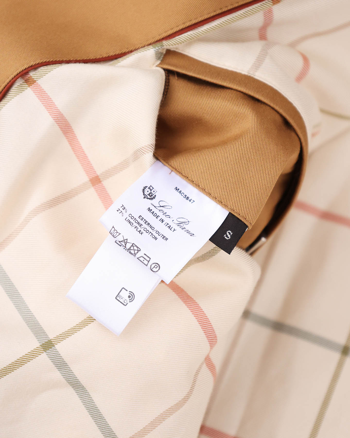 Loro Piana Sanda Mustard Yellow Cotton Jacket