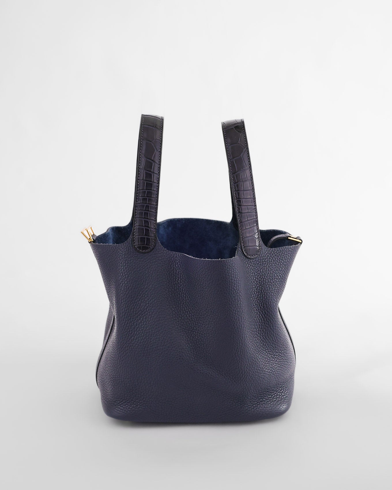 Hermès Picotin 22 Bleu Nuit Clémence Alligator Touch 2019