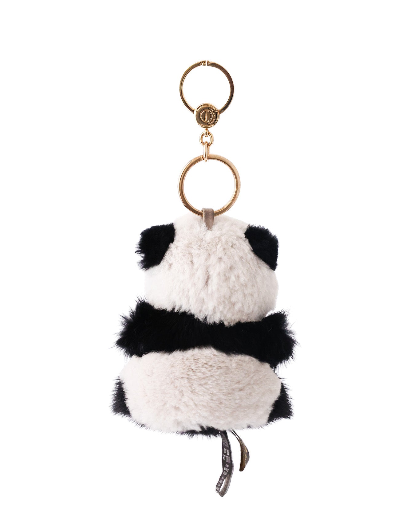 Loro Piana Panda Motive Fur Key Chain Bag Charm