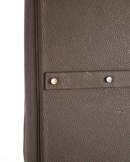 Hermès HAC Haut à Courroies 50 Dark Brown Ebony Togo 2010