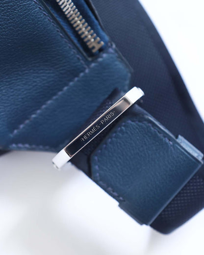 Hermès Blue de Malte Clemence Cityslide Waistbag PM 2018