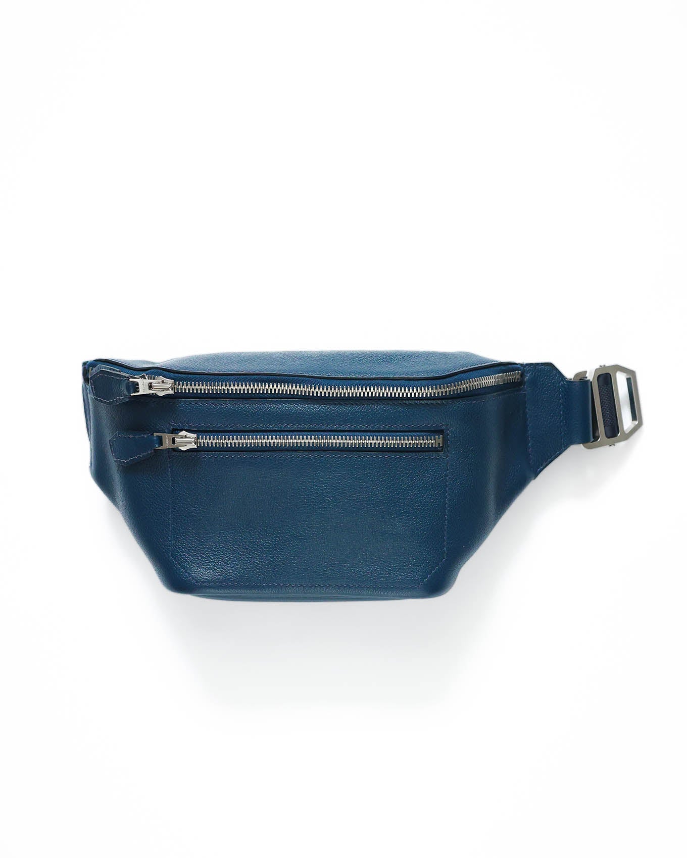 Hermès Blue Royal Clemence Cityslide Waistbag PM 2019