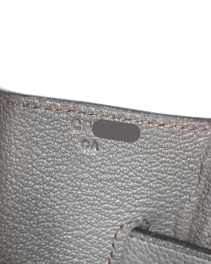 Hermès Kelly 50 Voyage Ardoise Clémence 2018
