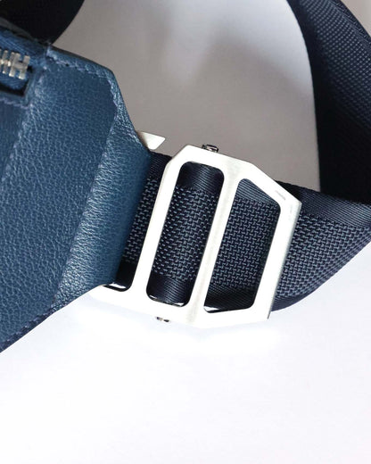 Hermès Blue Royal Clémence Cityslide Gürteltasche GM 2018