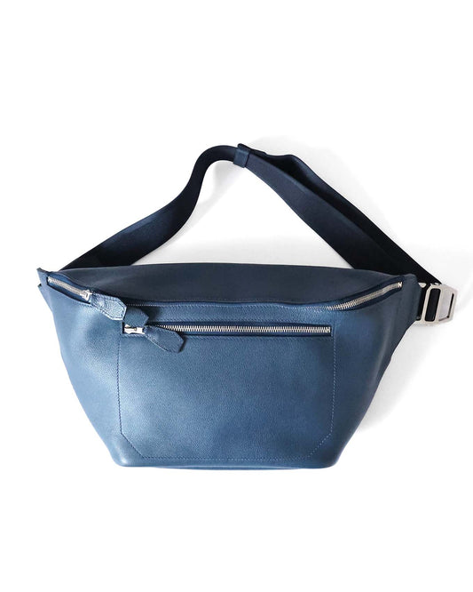 Hermès Blue Royal Clémence Cityslide Waistbag GM 2018