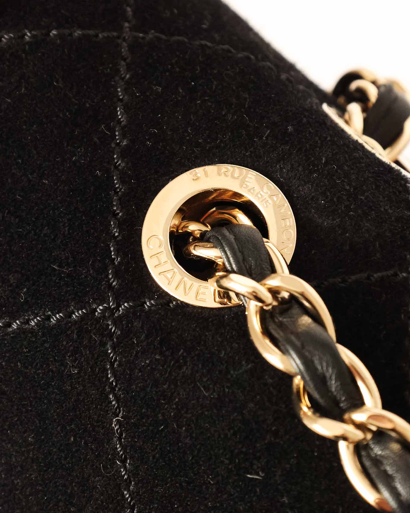 Chanel x Pharrell Williams Black Suede XXL Classic Flap Bag