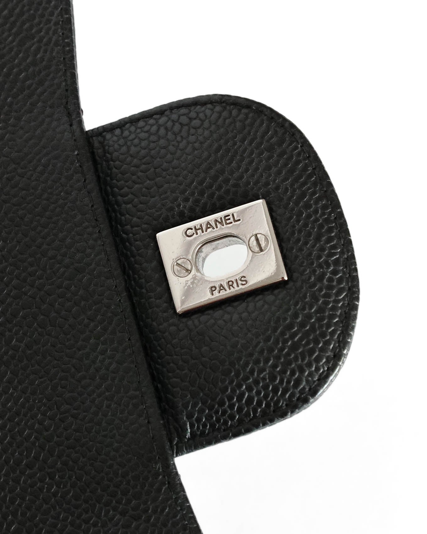 Chanel Black Caviar Maxi Single Flap Bag (circa 2010)