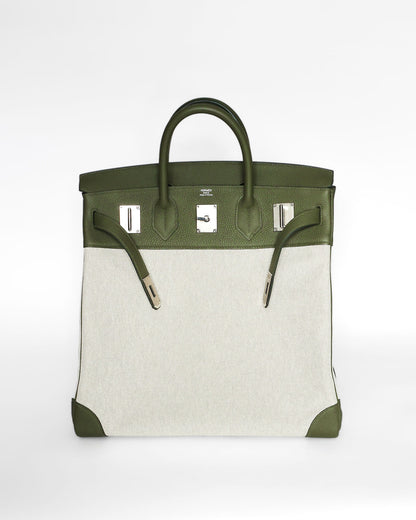 Hermès HAC 40 side profile showing structure and size