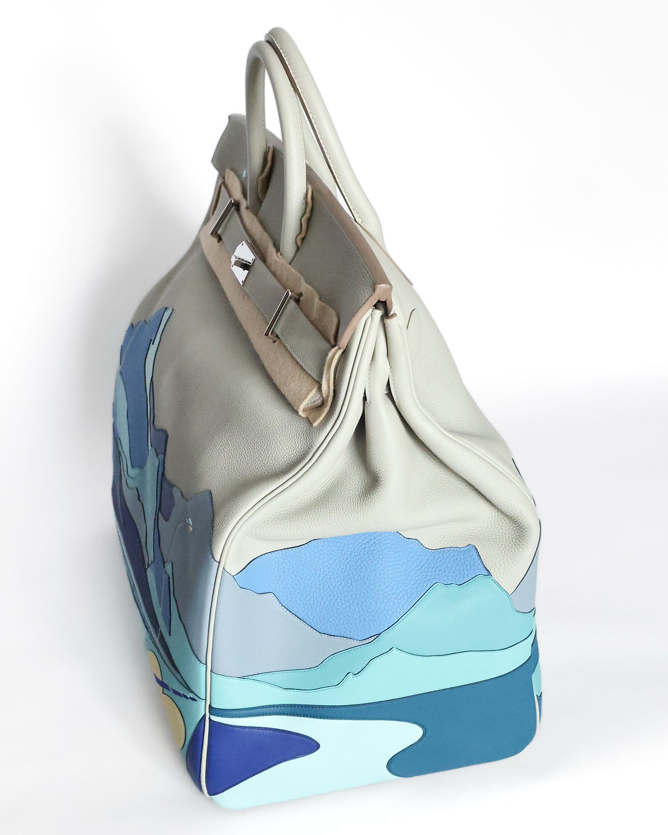 Hermès HAC Haut à Courroies 50 Gris Perle Endless Road Special Edition 2019 Hermès