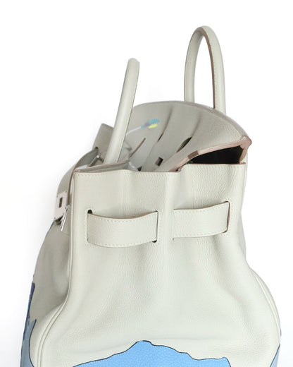 Hermès HAC Haut à Courroies 50 Gris Perle Endless Road Special Edition 2019 Hermès