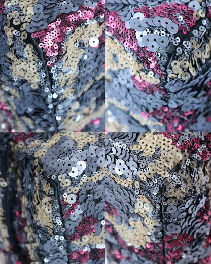 Chanel Classic Flap Medium Pink Multicolor Sequin Bag 2013 Chanel