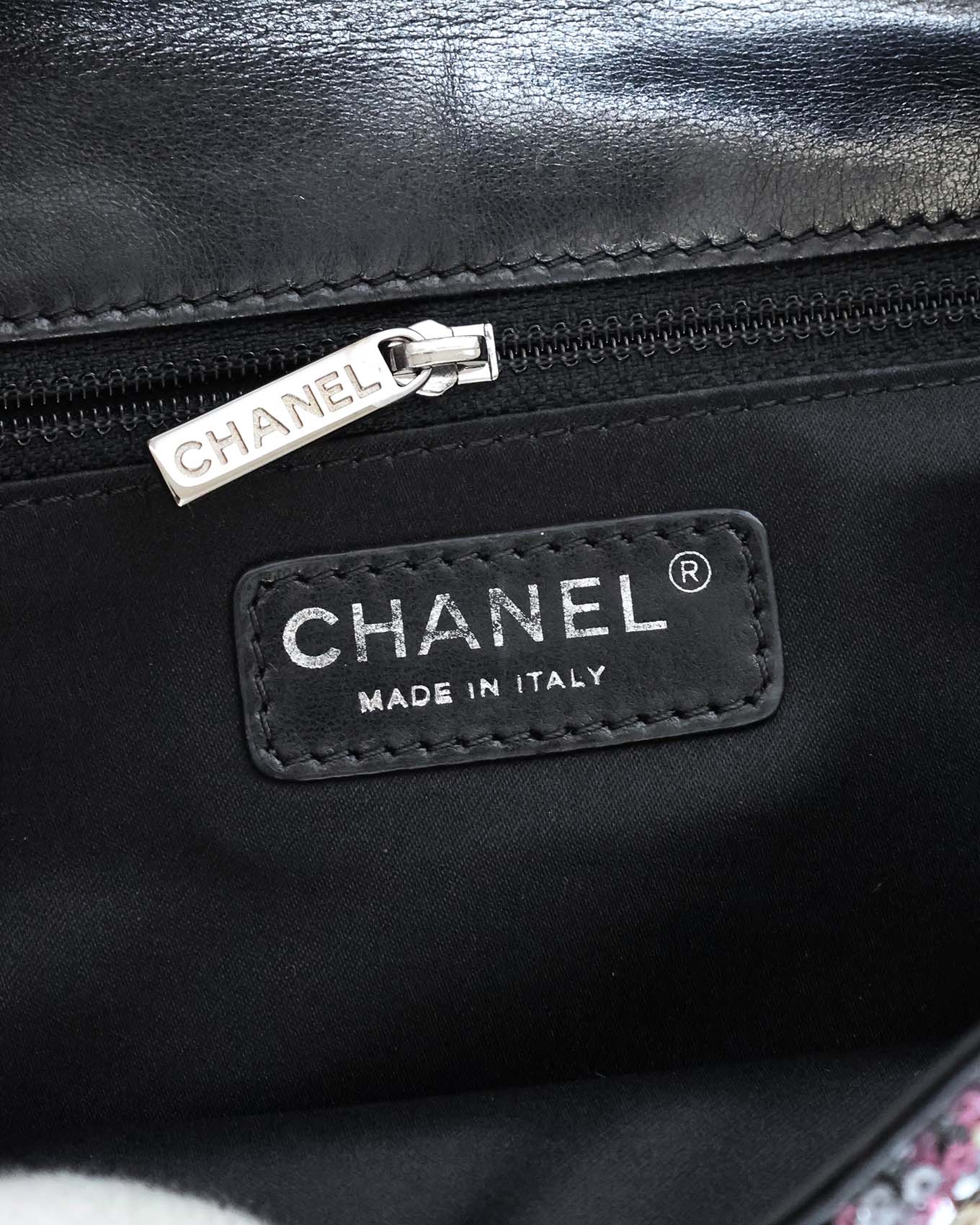 Chanel Classic Flap Medium Pink Multicolor Sequin Bag 2013 Chanel