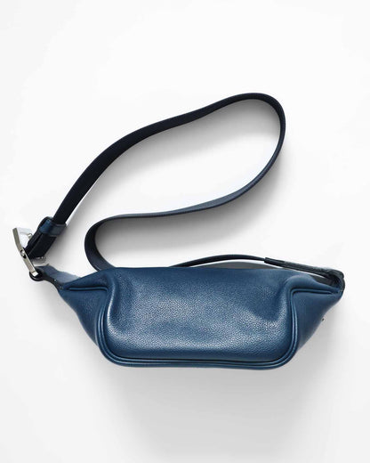Bottom view Hermès Cityslide PM Blue Royal Clémence 2019