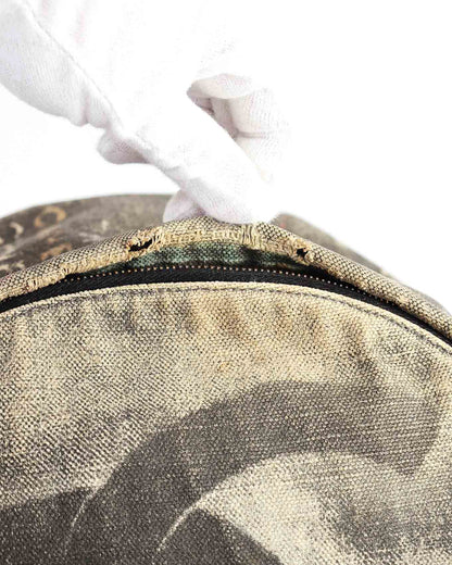 Chanel SS14 Artclass Grey Canvas Large Graffiti Backpack