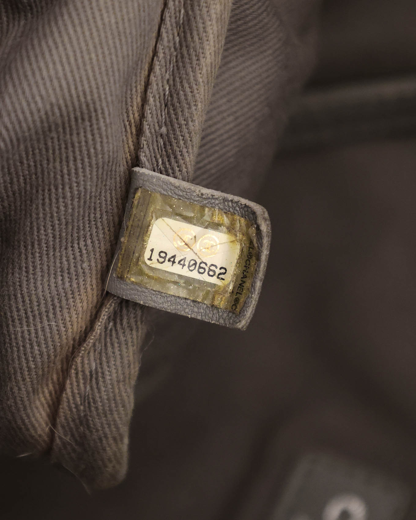 Chanel SS14 Artclass Grey Canvas Large Graffiti Backpack