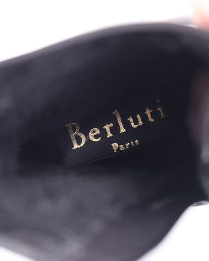 Berluti by Haider Ackermann FW17 Bergen Lace Shearling Boots