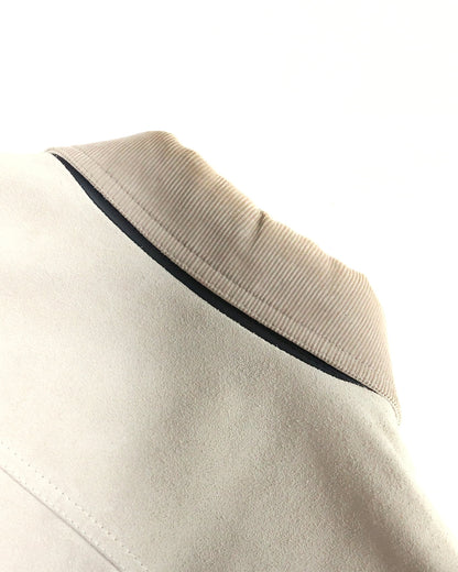Berluti by Haider Ackermann FW17 Grey Suede Trucker Jacket