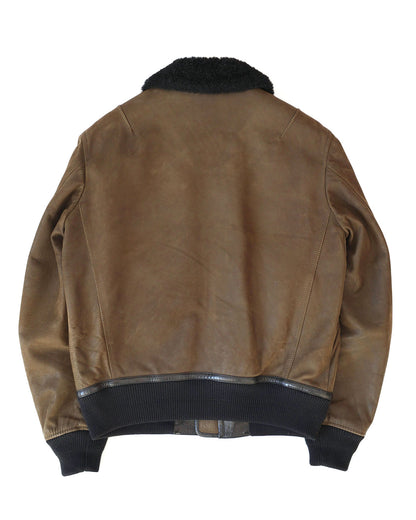 Berluti by Haider Ackermann FW17 Khaki Capsule Bomber Jacket | ELUXE STORE
