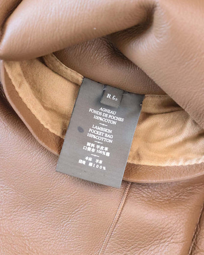 Berluti by Haider Ackermann FW18 Brown Shearling Runway Coat