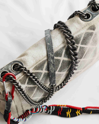 Eluxe Store Chanel Spring Summer 2014 Graffiti Artclass Trompe L'oeil Canvas Boy Bag