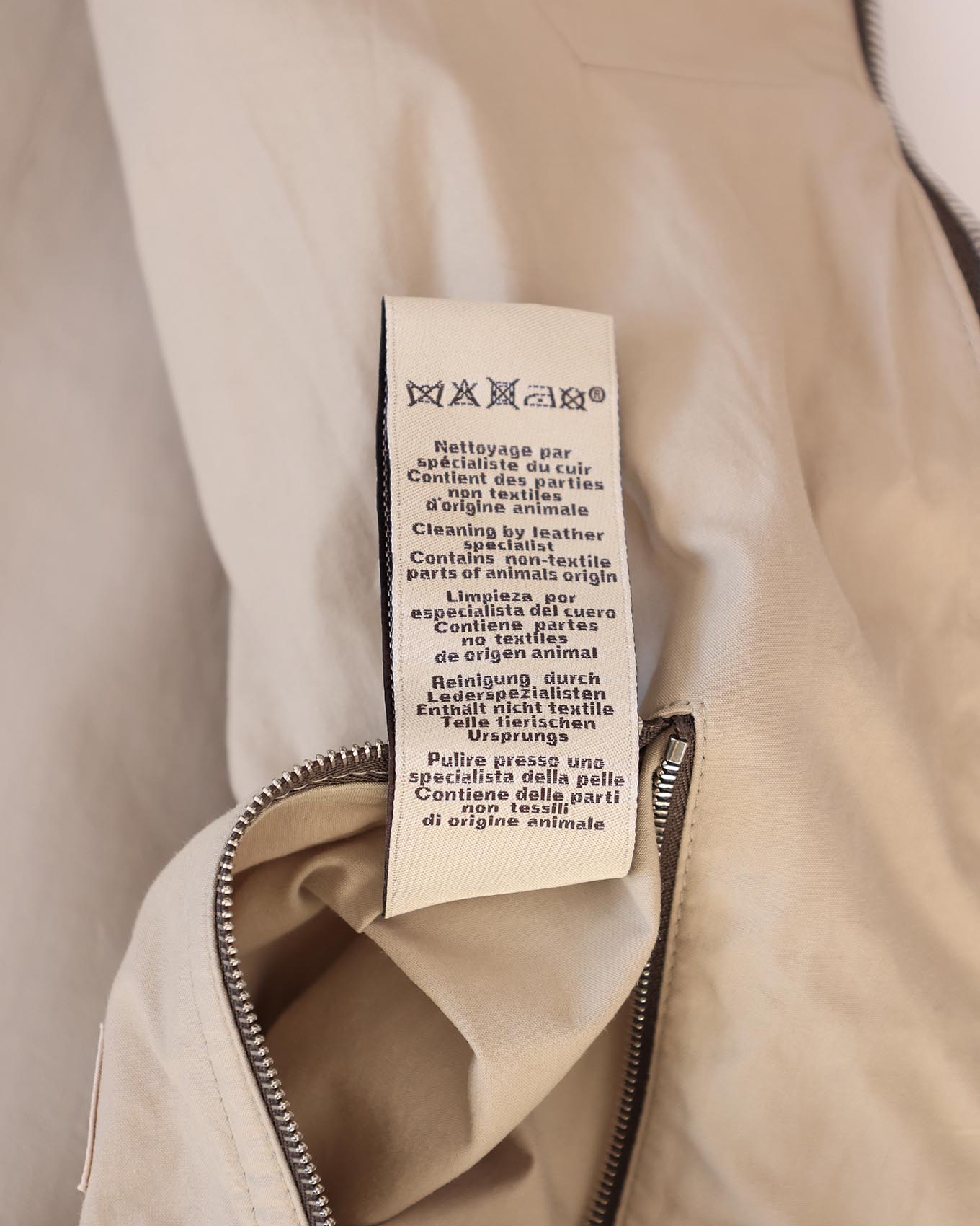 Hermès Mens FW21 Checkered Water Repellant Windbreaker Jacket