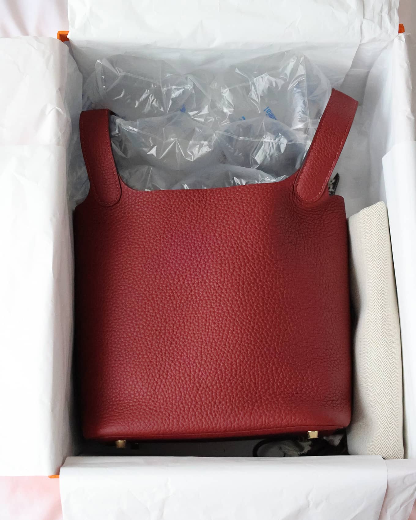 Hermès Picotin 22 Rouge H Clémence Full Set 2024