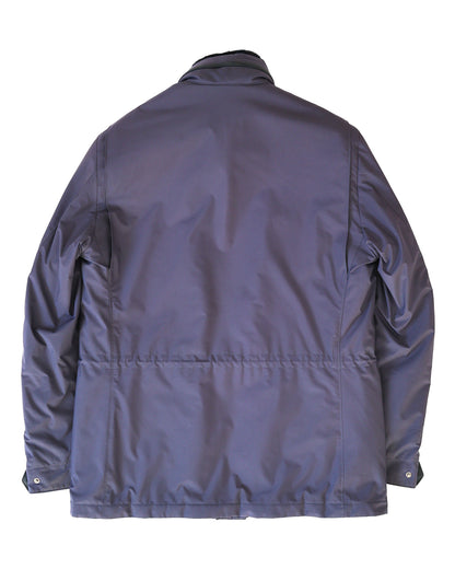 Loro Piana Blue Castorino Fur Lined Traveller Jacket | ELUXE STORE