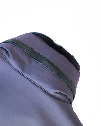 Loro Piana Blue Castorino Fur Lined Traveller Jacket