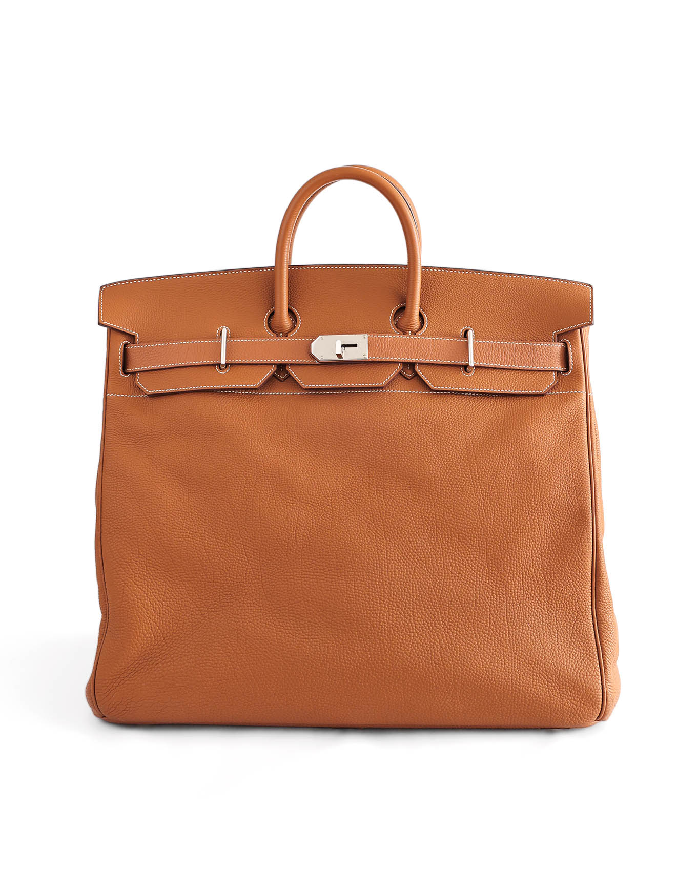 hermes hac 50 gold togo bag front view