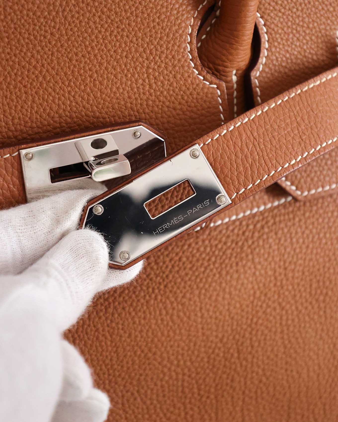 Hermes Birkin HAC Haut à Courroies 50 Gold Togo 2013 | ELUXE STORE