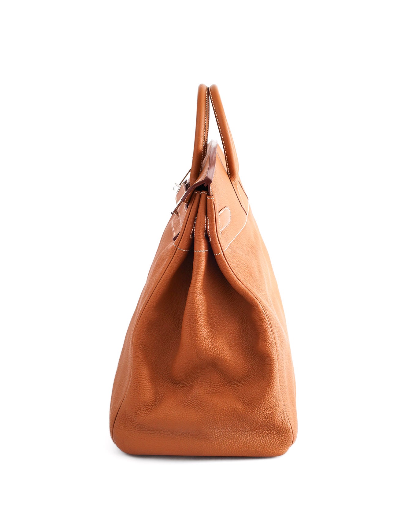 hermes hac haut a courroies side angle
