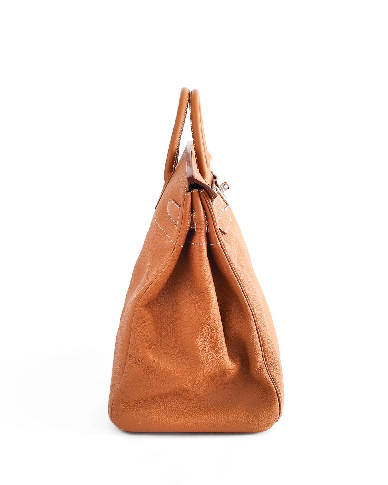 hermes hac haut a courroies side angle