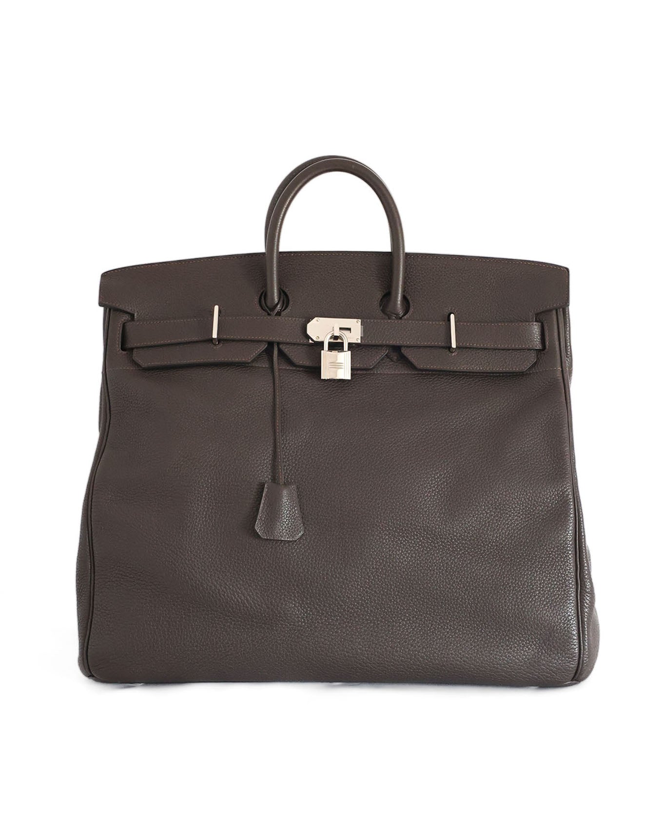 Hermès Birkin HAC 50 Ebony Togo 2010 front view