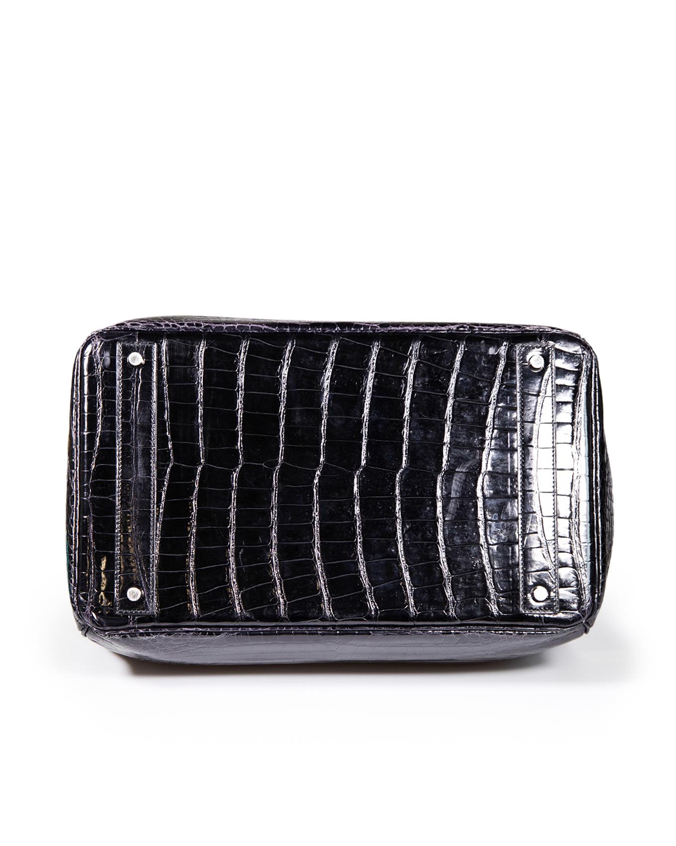 Hermès HAC Haut à Courroies 40 Noir Crocodile Porosus 1999 | ELUXE STORE