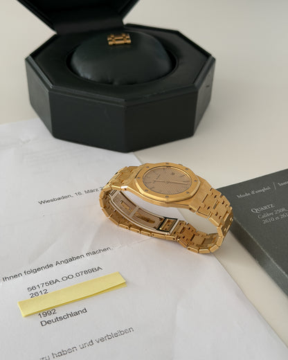 Audemars Piguet Royal Oak 56175BA Yellow Gold 33mm Quartz 1992